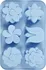 Creative 37135 silikonová forma květiny 6 ks modrá