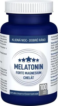 Přípravek na podporu paměti a spánku Clinical Nutricosmetics Melatonin Forte Magnesium chelát