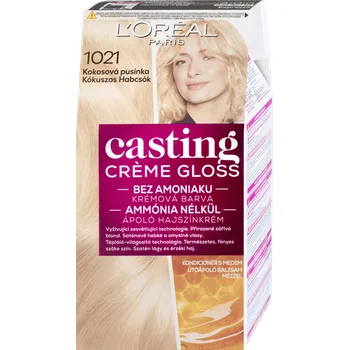 L'Oréal Paris Casting Crème Gloss 180 ml, 1021 kokosová pusinka