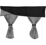 Záclony na přední sklo - univerzální sada - šedá 20658