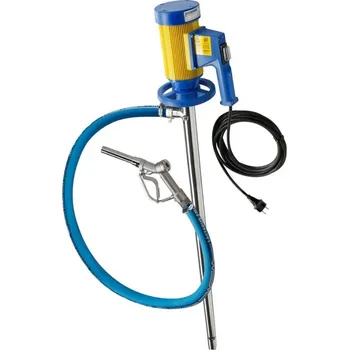 Čerpadlo Jessberger 1281 4125 - Sudové čerpadlo Set, JP-280 + trubice SS, 1200 mm + hadice 2 m, 1" + pistole SS, 230 V, PTFE, Food grade