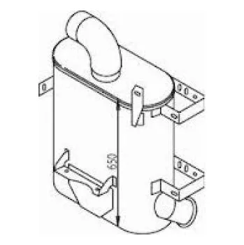 Tlumič výfuku Tlumič výfuku Renault Magnum 5850