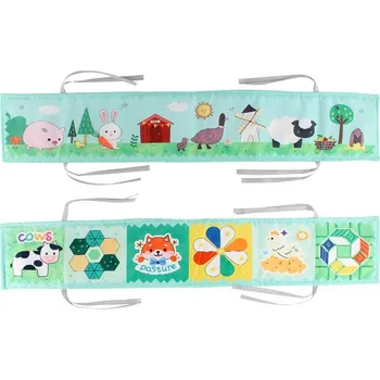 interaktivní kniha Látková kontrastní knížka TopQ farma