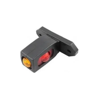 Přídavný světlomet Poziční obrysové světlo - tykadlo LED 12/24V, krátké čirá / oranžová / červená 14573