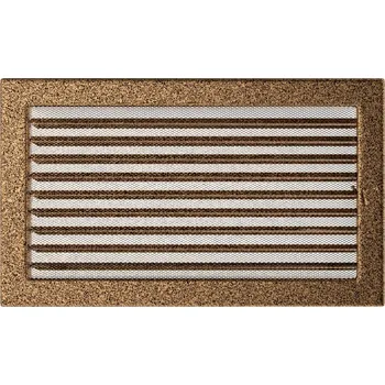 Krbová obestavba Krbová mřížka 22x37 BASIC staré zlato s žaluzií