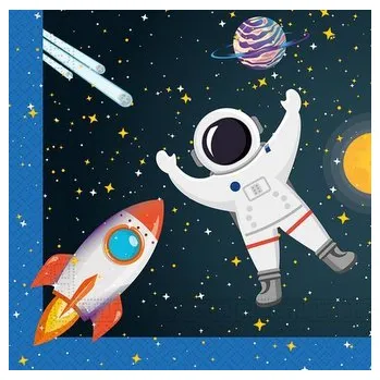 Papírový ubrousek Papírové ubrousky Vesmír - Rocket Space 20 ks