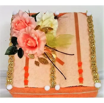 Textilní dort kniha