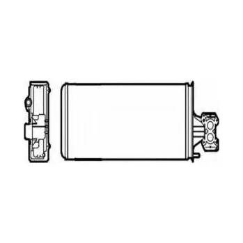 Výměník tepla Radiátor topení pro IVECO EuroStar, EuroCargo 9652