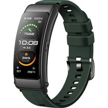 Příslušenství k chytrým hodinkám Jednobarevný řemínek pro Huawei TalkBand 6 Barva: Tmavě zelená, Pro Přístroj: Huawei TalkBand 6