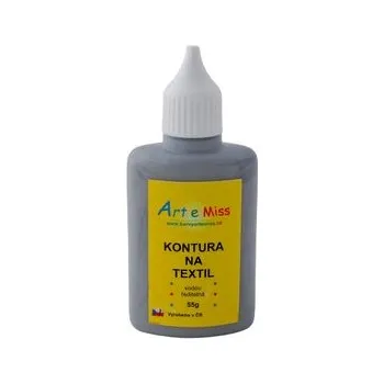 Speciální výtvarná barva ARTEMISS Kontura na textil 55g, kávová