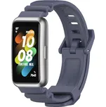 Vroubkovaný náhradní řemínek pro Huawei Band 7 Barva: Tmavě modrá, Pro Přístroj: Huawei Band 7