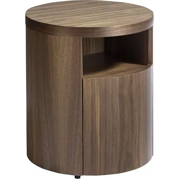 Noční stolek Moderní noční stolek Vita Naturale ze dřeva hnědý 48cm