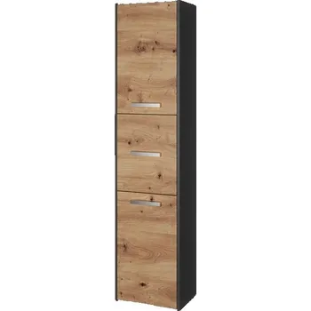 Koupelnový nábytek FALCO Koupelnová skříňka Saly 40 3D antracit/dub artisan