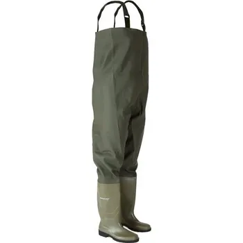 Pánské holínky DUNLOP Holínky DUNLOP ADAMASTOR, prsačky FJ-388VP/42 Zelená 42