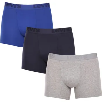 Boxerky 3PACK pánské boxerky Levis vícebarevné (905045001 022) XL 905045001 022 Možnost vrácení zboží ZDARMA do 120 dnů!