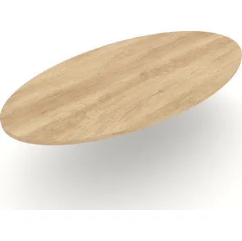 Stolová deska stolová deska elipsa Nebraska přírodní Tloušťka: 18 mm, Rozměr (š × h): 800 × 450 mm