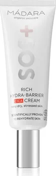 Pleťový krém Mádara Organic Skincare SOS+ Rich Hydra-Barrier Cica hydratační krém 40 ml