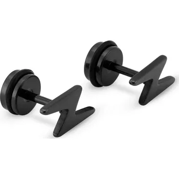 Náušnice Troli Hravé ocelové náušnice Blesk KS-140 + 2 měsíce na vrácení zboží