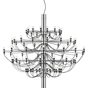 Flos A1552057 2097-75, luxusní chromový lustr, 75x15W E14 čirá, prům. 141cm, výška 130cm
