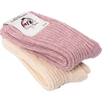 Pánské ponožky Vlněné dětské ponožky holčičí 2 páry