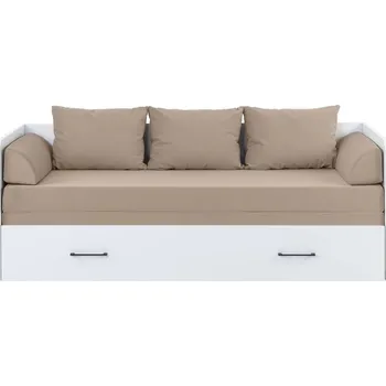 Postel TETRIX postel LOZ/80/160, bílý lesk/Modone 9702