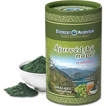 Přírodní produkt Nápoj Amalaki & Spirulina (imunita & svalstvo a štíhlá linie) 100g, Everest Ayurveda
