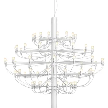 Flos A1551009 2097-75, luxusní matně bílý lustr, 75x15W E14 mléčná, prům. 141cm, výška 130cm