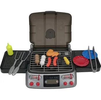Dětský spotřebič Bavytoy BV0215 dětský gril s příslušenstvím šedý/černý