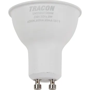 Zářivka Tracon electric LED žárovka GU10 - neutrální - s chipem SMDSGU108NW