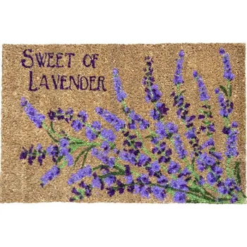 Kokosová rohožka - motiv levandule