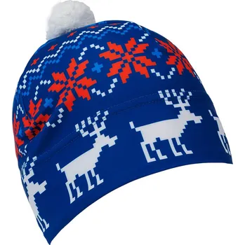 Čepice COLLM Čepice s bambulí norský vzor Velikost: L/XL obvod hlavy 55-60cm