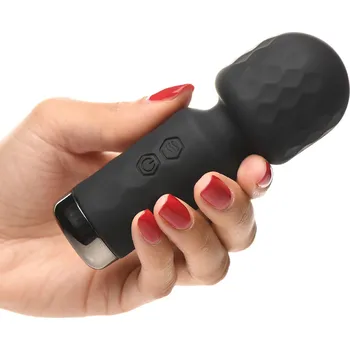 Vibrátor Bang! 10X Mini Silicone Wand Black