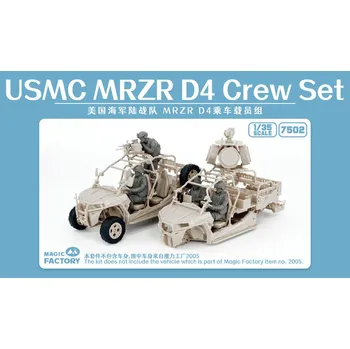 Plastikový model Magic Factory 1/35 USMC MRZR D4 Crew Set (Resin)