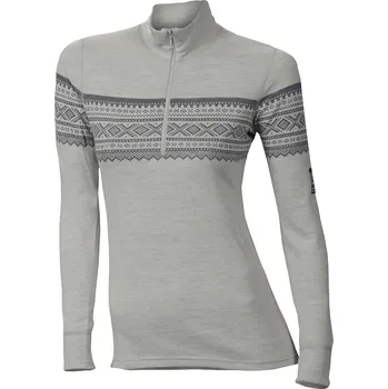 Dámský svetr Aclima Dámský svetr DesignWool MARIUS Mock Neck, Wom 102710 + doprava zdarma Barva: Zelená, Velikost: XS