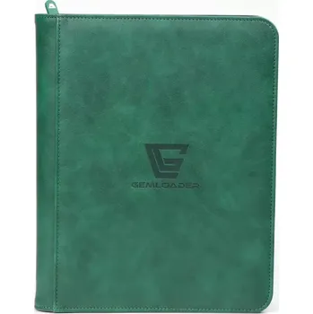 Obal pro sběratelský předmět Premium Album na toploadery 112 ks se zipem, zelené