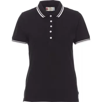 pracovní tričko Dámská polokošile Payper SKIPPER Barva: Černá/ Bílá, Velikost: 2XL