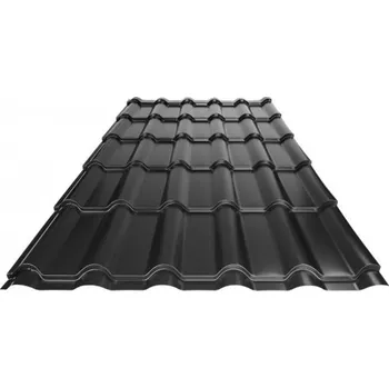 Střešní krytina Krytina UNI 2, intenzivně černá RAL 9005, lesklá - tlouška 0,55mm, modul 350