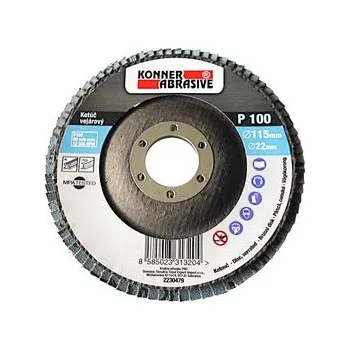 Brusný kotouč STREND Kotouč KONER 260 150x22 mm, A080, Zirconium, vějířovitý, nerez 2230499