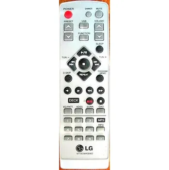 Dálkový ovladač LG 6710CMAQ06D - kompatibilní značkový dálkový ovladač General