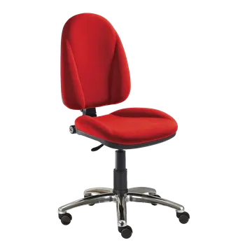 444/MEK CR židle kancelářská, látka SUE, kříž chrom SUE S 2 - látka červená