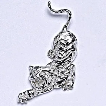 Přívěsek Stříbrný přívěsek tygr - P974 (Stříbrný tygr)