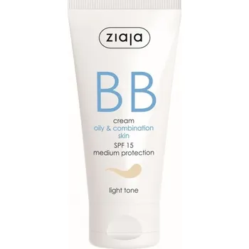 Kosmetika Ziaja BB SPF 15 krém mastná a smíšená pleť 01 Light 50 ml