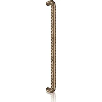 Dveřní kování M&T Madlo dlouhé Rocksor, Ms-K mosaz natur, rozteč 300 mm oboustranné