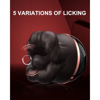 Vibrátor Intimitude Lízací vibrátor Big Mouth Barva: Černá