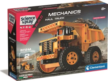 Stavebnice ostatní Clementoni Science&Play Mechanics Odtahový vůz 2v1