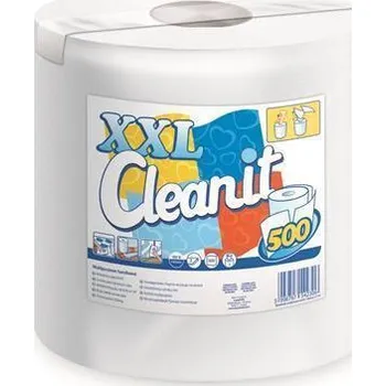 Papírový ručník Papírové utěrky "CLEANIT XXL 500", bílá, 2-vrstvé, role, LUCART