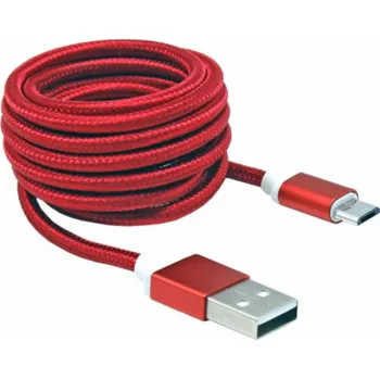 Datový kabel Sbox USB->Micro USB M/M 1.5m USB-10315R red