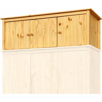 Šatní skříň IdeaNabytek Nástavec 3dveřový TORINO lak