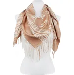 Dámský kašmírový čtvercový šátek s písmeny F 2115-32, 7200687-6