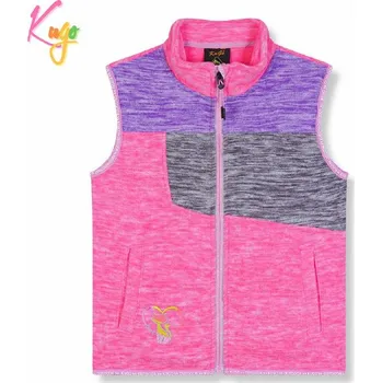 Dívčí vesta Dívčí flísová vesta KUGO FM9701, růžová